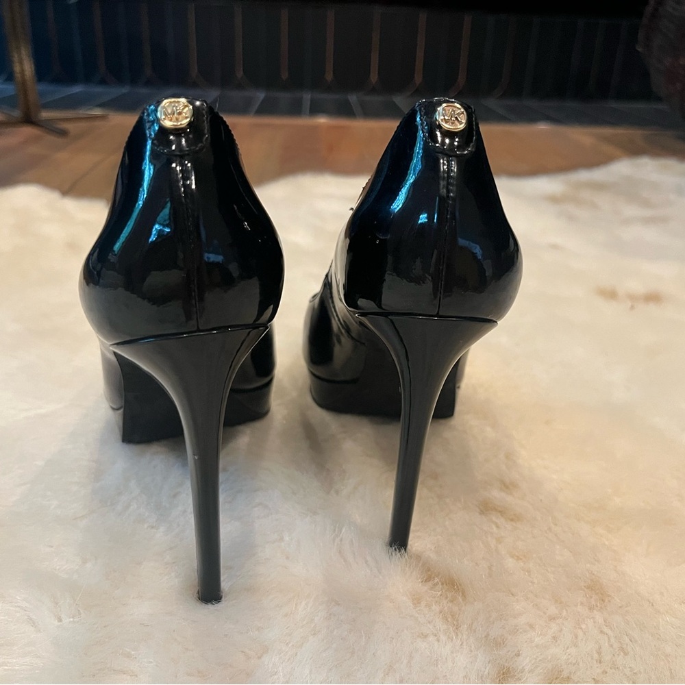 Elegant Black Patent Leather Heels